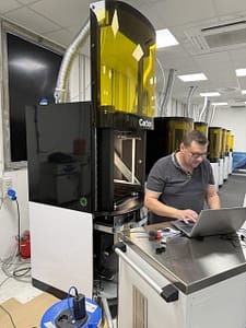 STAMPANTE CARBON DLS installazione2