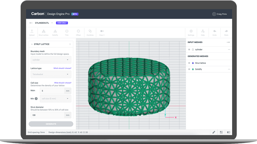 progettazione 3d e modellazione 3d carbon-design