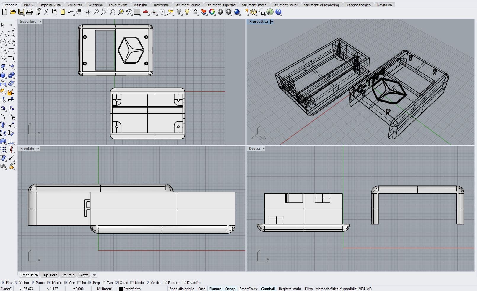 progettazione 3d CAD modellazione 3d
